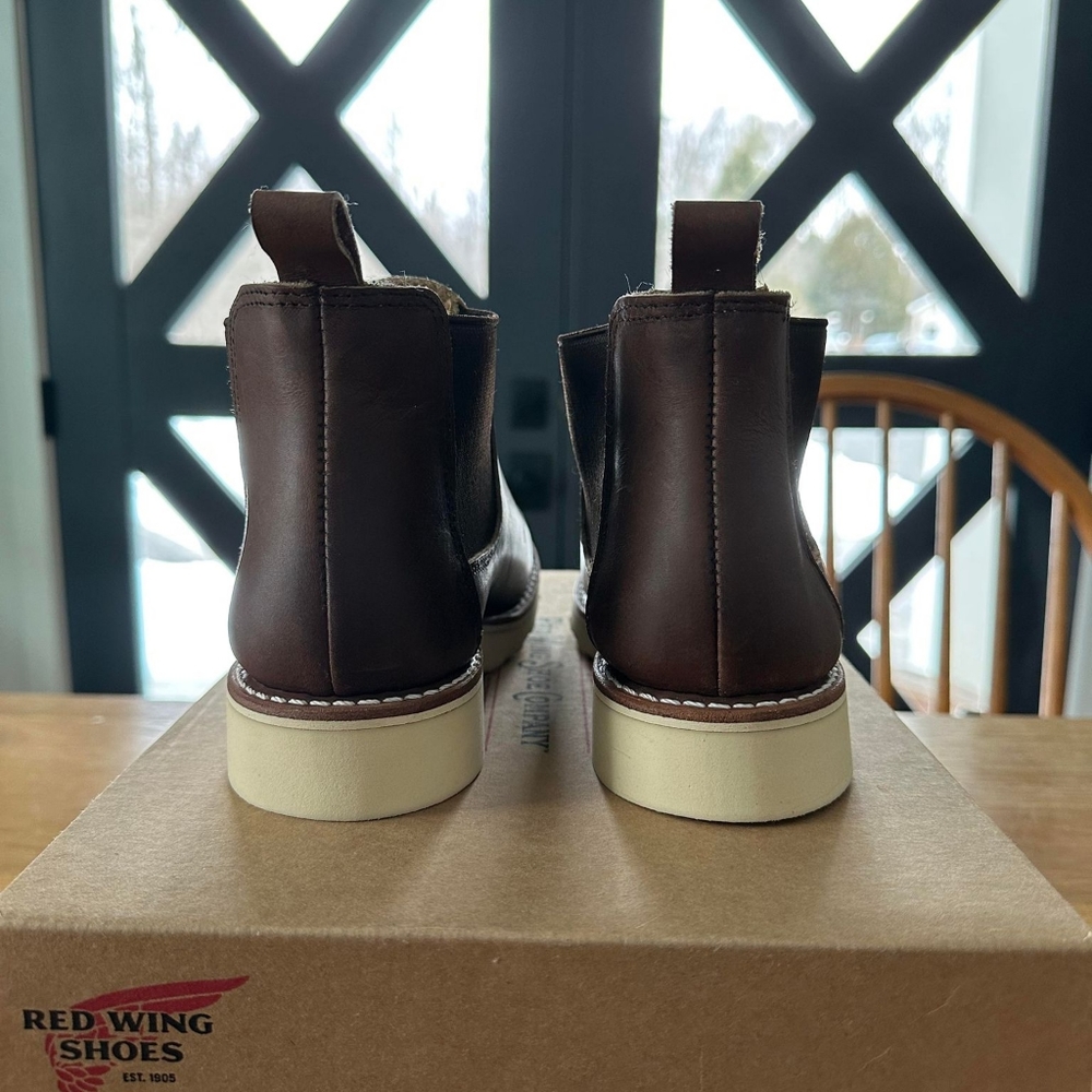 *SOLD* Red Wing 3445 Heritage Women's Classic Chelsea Boot in Amber Harness NIB - Picture 4 of 7
